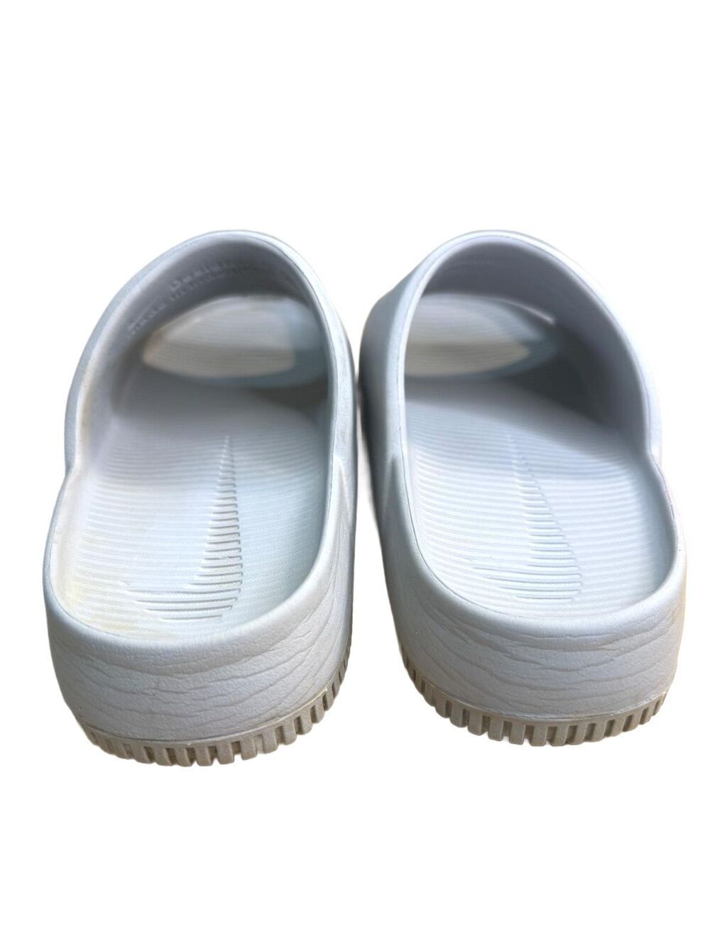 Nike Calm Slides Womens Size 8- Wolf Grey Photon Dust - Picture 4 of 5